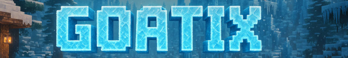 Goatix SMP - Minecraft Survival Server Banner